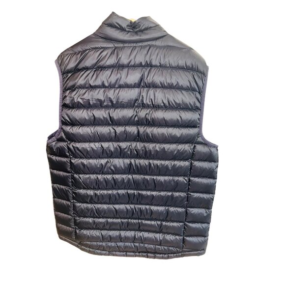 Red Head Mens Puffer Vest L/G Nylon Duck Down Feathers Black Outdoors Packable - Picture 3 of 10